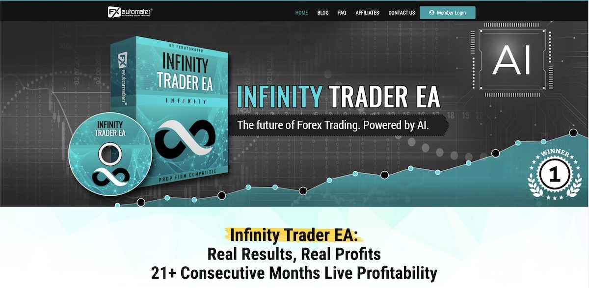 infinity trader ea per fare trading automatico con l'intelligenza artificiale